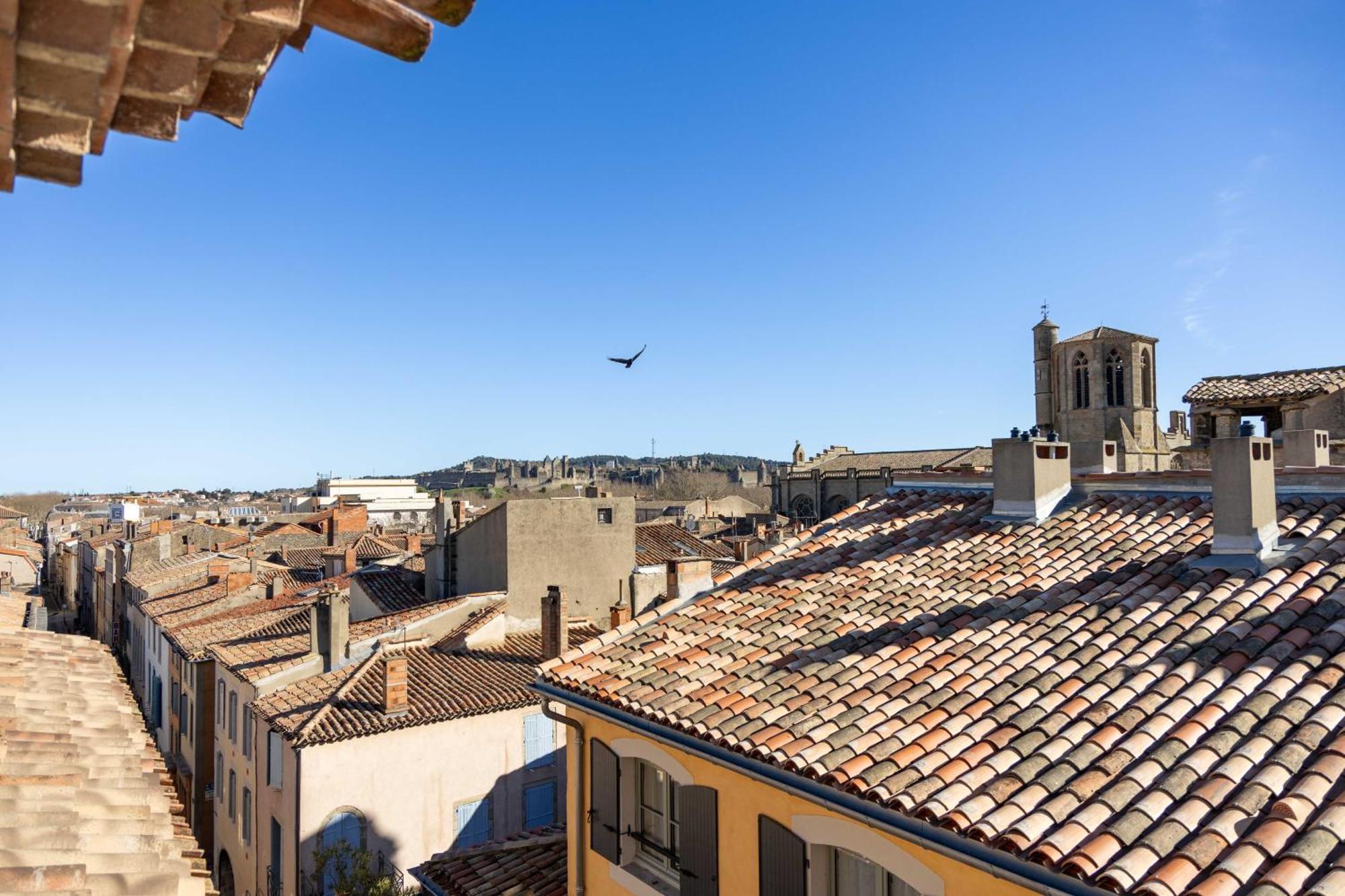 Bel Appartement Avec Cour Au Coeur De La Bastide Carcassonne Eksteriør billede